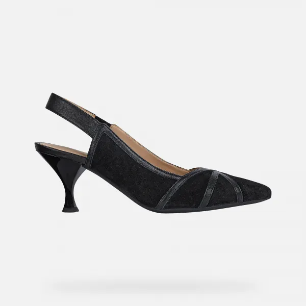 Black women's pumps Geox Elisangel Mid - Women's