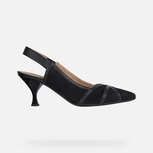 Black women's pumps Geox Elisangel Mid - Women's