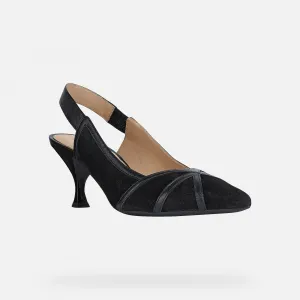 Black women's pumps Geox Elisangel Mid - Women's