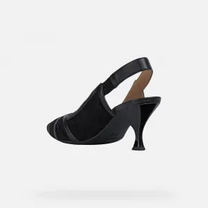 Black women's pumps Geox Elisangel Mid - Women's