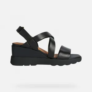 Black women's sandals Geox Spherica EC6 - Women's