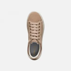 Beige women's sneakers Geox Spherica EC4.1 - Women's
