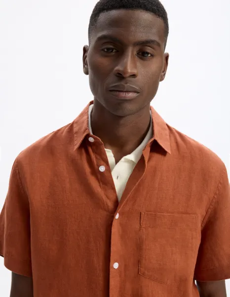 Celio Linen Shirt Damarlin - Men's