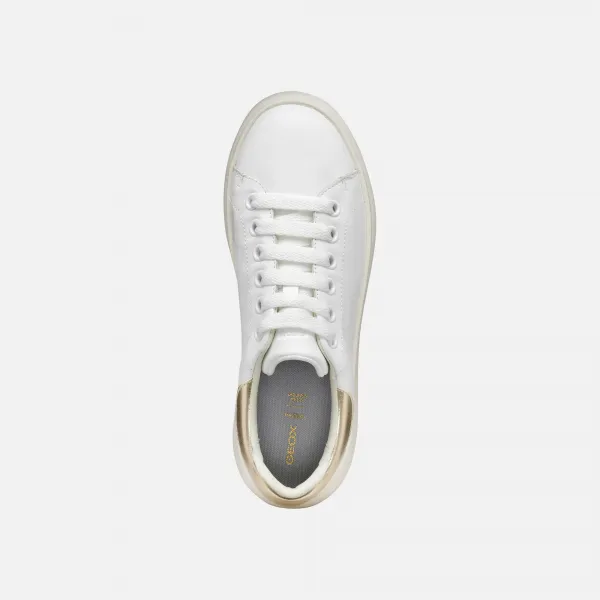 White women's sneakers Geox Spherica EC4.1 - Women's