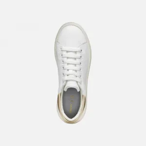 White women's sneakers Geox Spherica EC4.1 - Women's