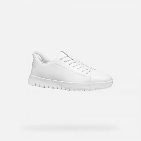 White men's sneakers Geox Flextride Plus - Men