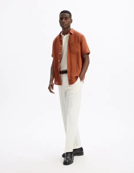 Celio Linen Shirt Damarlin - Men's