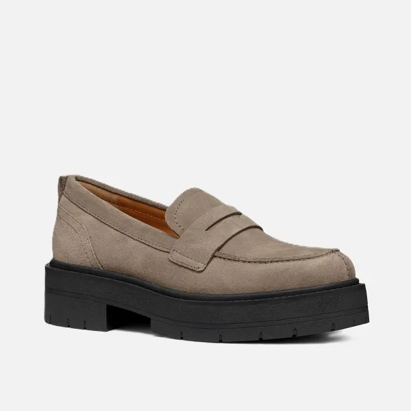Beige women's moccasins Geox Spherica - Women's