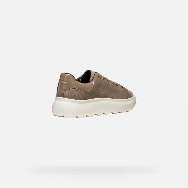 Beige women's sneakers Geox Spherca EC4.1 - Women's