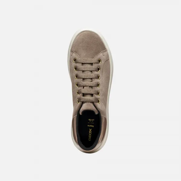 Beige women's sneakers Geox Spherca EC4.1 - Women's