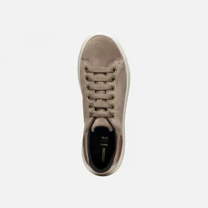 Beige women's sneakers Geox Spherca EC4.1 - Women's