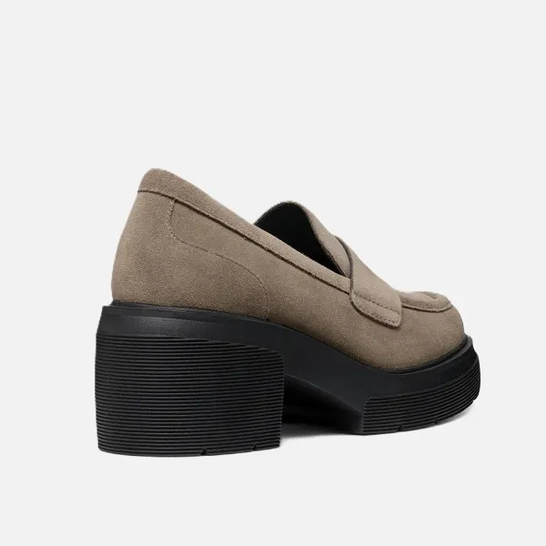 Beige women's moccasins Geox Spherica - Women's