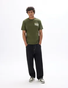 CELIO LLEFASTF Pánske tričko, khaki, veľkosť