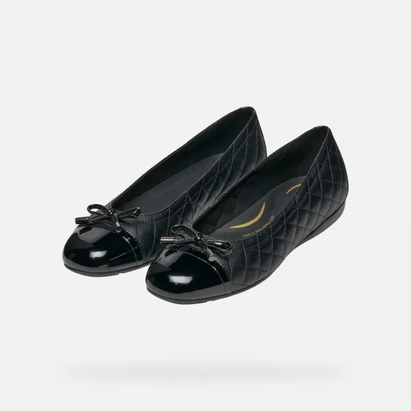 Black women's ballet flats Geox Annytah - Women's