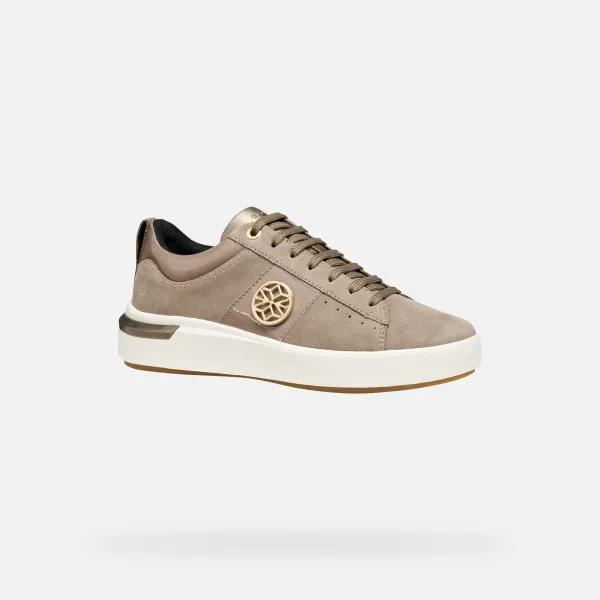 Beige women's sneakers Geox Dalyla - Women's