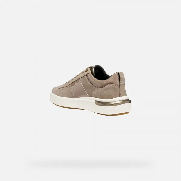 Beige women's sneakers Geox Dalyla - Women's