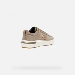 Beige women's sneakers Geox Dalyla - Women's