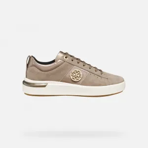 Beige women's sneakers Geox Dalyla - Women's
