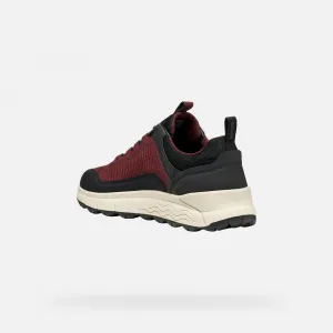 Burgundy men's sneakers Geox Spherica 4X4 ABX - Men's