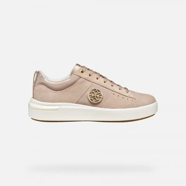 Beige women's sneakers Geox Dalyla - Women's