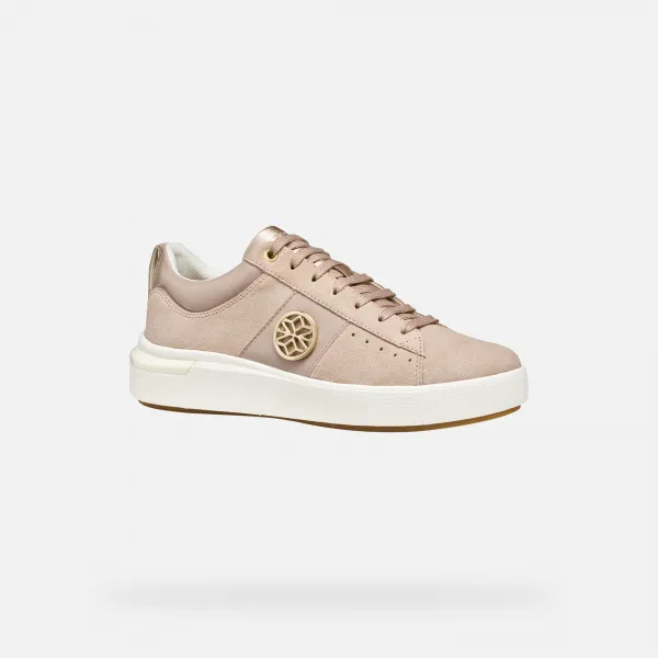 Beige women's sneakers Geox Dalyla - Women's