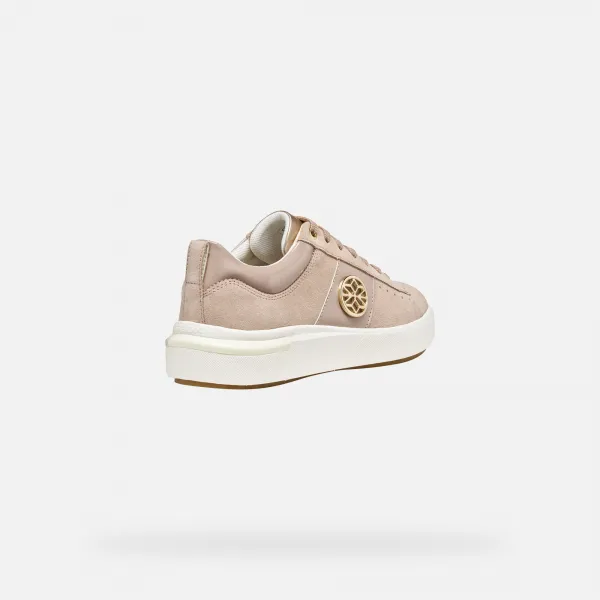 Beige women's sneakers Geox Dalyla - Women's