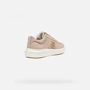 Beige women's sneakers Geox Dalyla - Women's