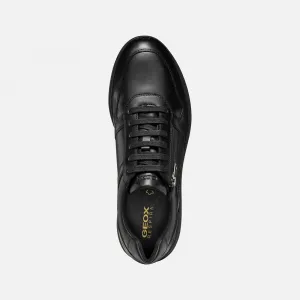Men's Black Geox Spherica EC12 Sneakers - Mens