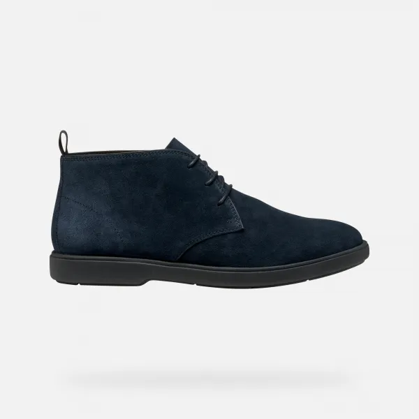 Dark blue men's ankle boots Geox Spherica EC17 - Men's