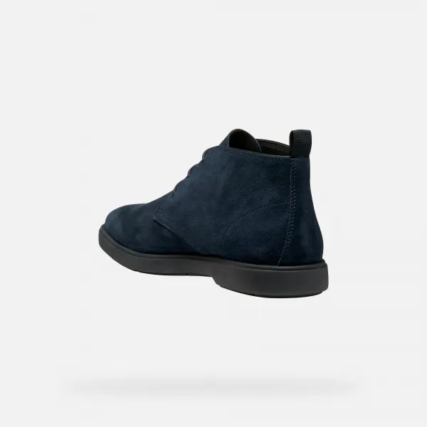 Dark blue men's ankle boots Geox Spherica EC17 - Men's