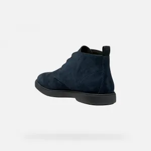 Dark blue men's ankle boots Geox Spherica EC17 - Men's