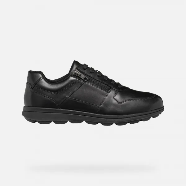 Men's Black Geox Spherica EC12 Sneakers - Mens