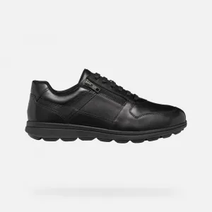 Men's Black Geox Spherica EC12 Sneakers - Mens