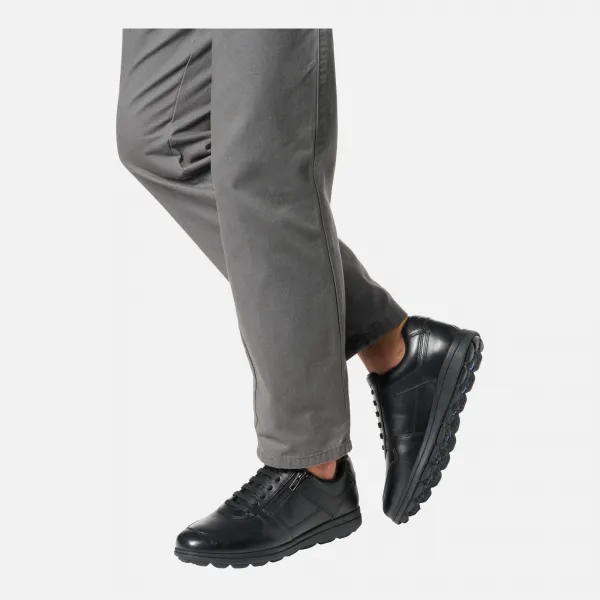 Men's Black Geox Spherica EC12 Sneakers - Mens