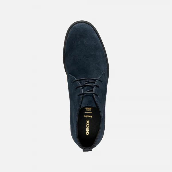 Dark blue men's ankle boots Geox Spherica EC17 - Men's