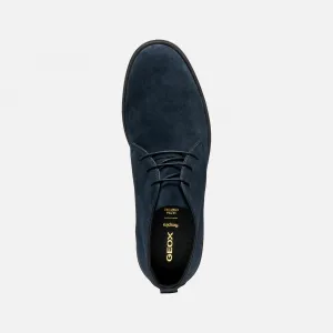 Dark blue men's ankle boots Geox Spherica EC17 - Men's
