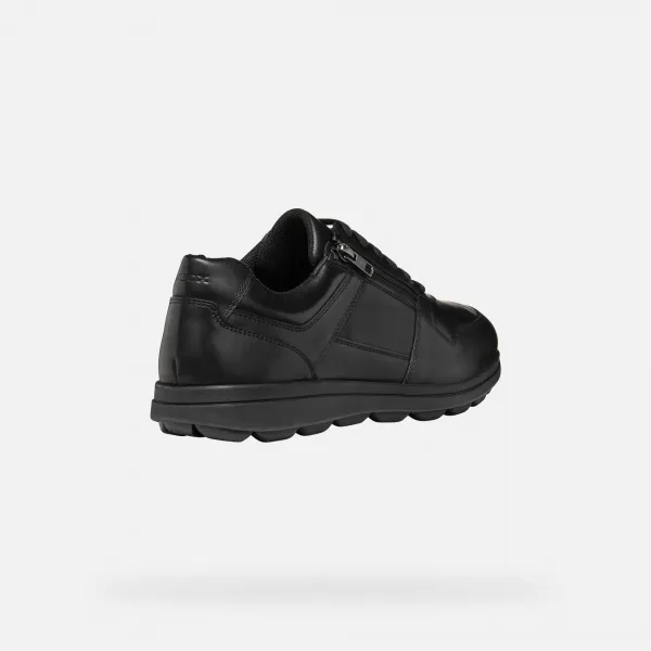 Men's Black Geox Spherica EC12 Sneakers - Mens