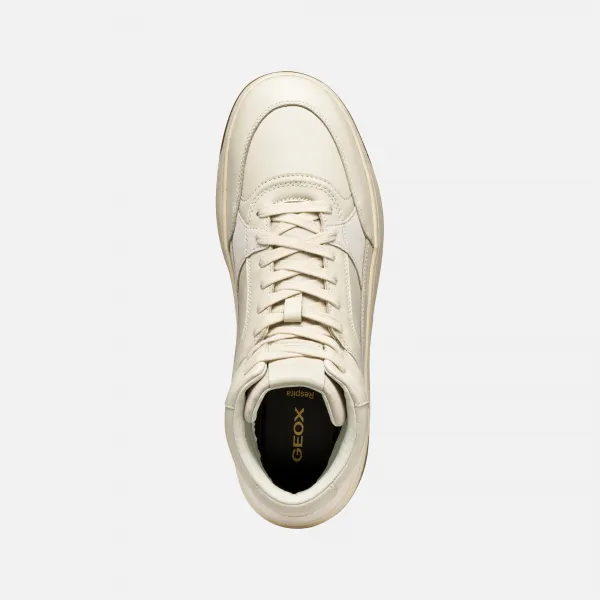 Cream men's sneakers Geox Sedral Court - Men's