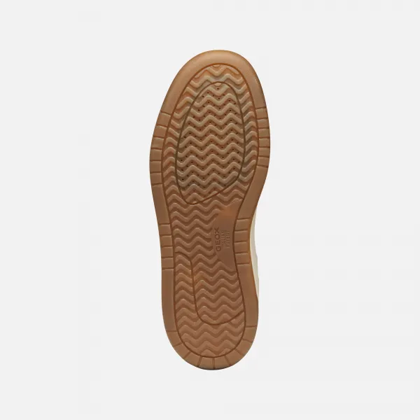 Cream men's sneakers Geox Sedral Court - Men's