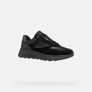 Black men's sneakers Geox Spherica Actif X1 - Men's