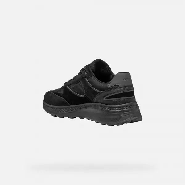 Black men's sneakers Geox Spherica Actif X1 - Men's
