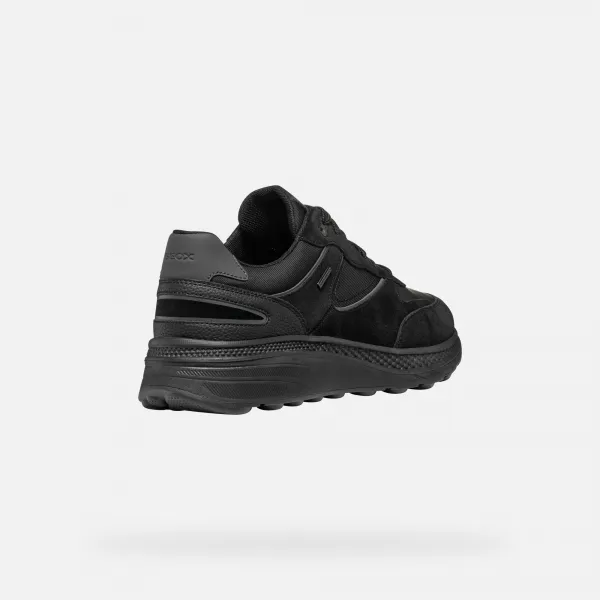 Black men's sneakers Geox Spherica Actif X1 - Men's