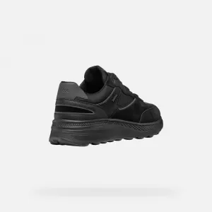 Black men's sneakers Geox Spherica Actif X1 - Men's