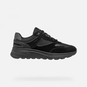 Black men's sneakers Geox Spherica Actif X1 - Men's