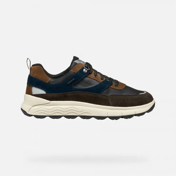Dark brown men's sneakers Geox Spherica 4X4 B ABX - Men's