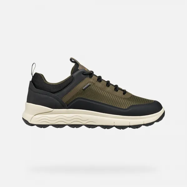 Khaki men's sneakers Geox Spherica 4X4 B ABX - Men's