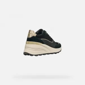 Black women's sneakers Geox Spherica EC13 - Women's