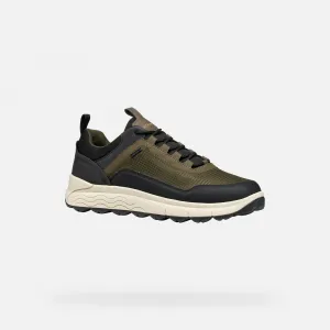 Khaki men's sneakers Geox Spherica 4X4 B ABX - Men's