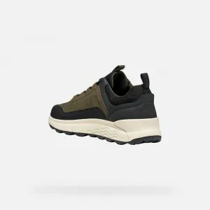 Khaki men's sneakers Geox Spherica 4X4 B ABX - Men's