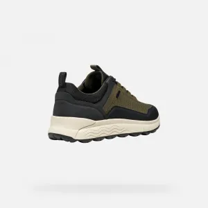 Khaki men's sneakers Geox Spherica 4X4 B ABX - Men's